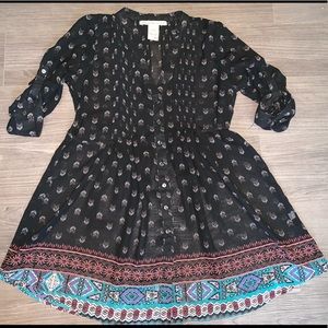 Long, Patterned Blouse